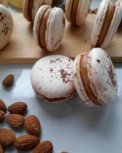 Macarons Banane caramel