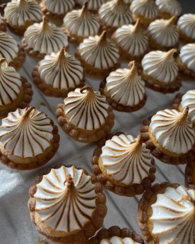 Mini tarte citron meringuée