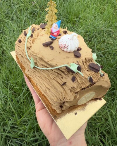 Bûche traditonnelle café