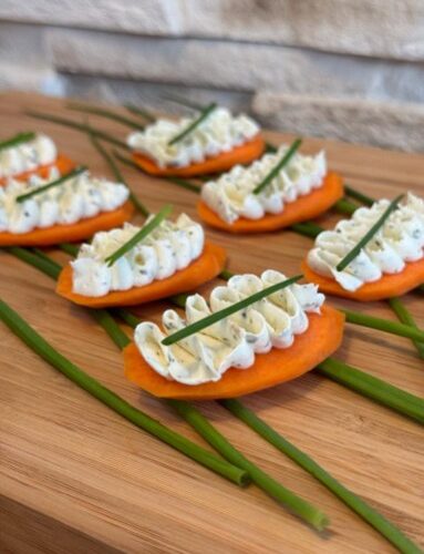 Plateau de toasts croque carotte