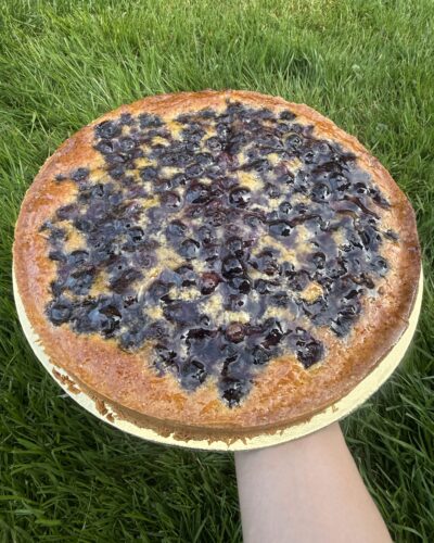 Tarte myrtille amande